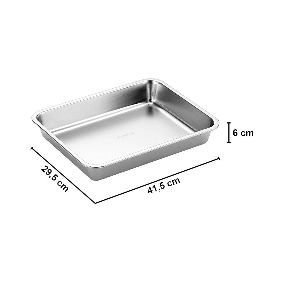 santos-edelstahl-grillschale-auffangschale-41-5x29-5x6-cm image 2