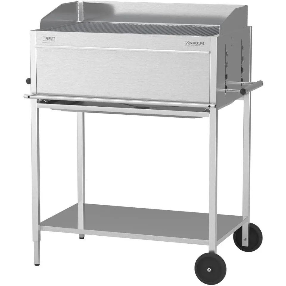 schickling-walter-xl-basic-holzkohlegrill-edelstahl-grillwagen image 1
