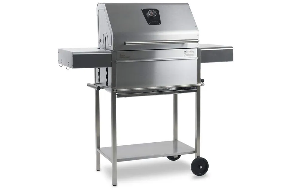 schickling-premio-ii-barbecue-holzkohlegrill-edelstahl-grillwagen-mit-deckel-gri image 1