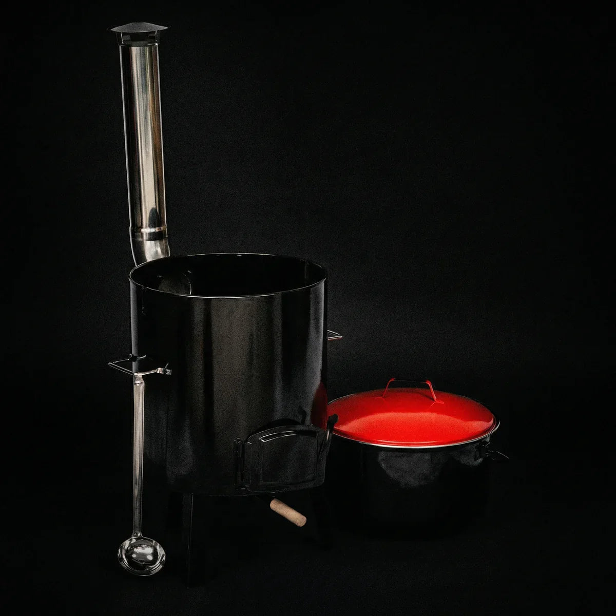 activa-eintopfofen-gulaschkanone-edelstahl-mit-kessel image 1