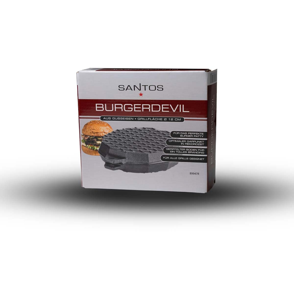 santos-burgerdevil-gusseisen-12-cm-burger-bratpfanne image 7