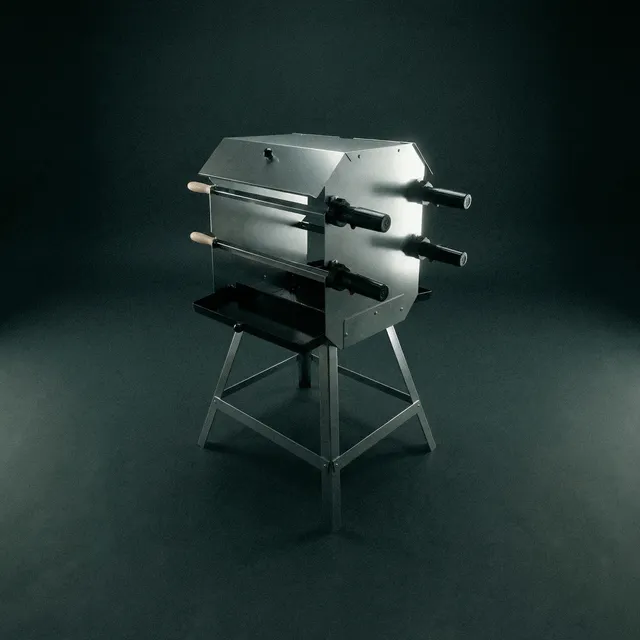 activa-mutzbratengrill-mit-motor-und-4-spie-en image 1