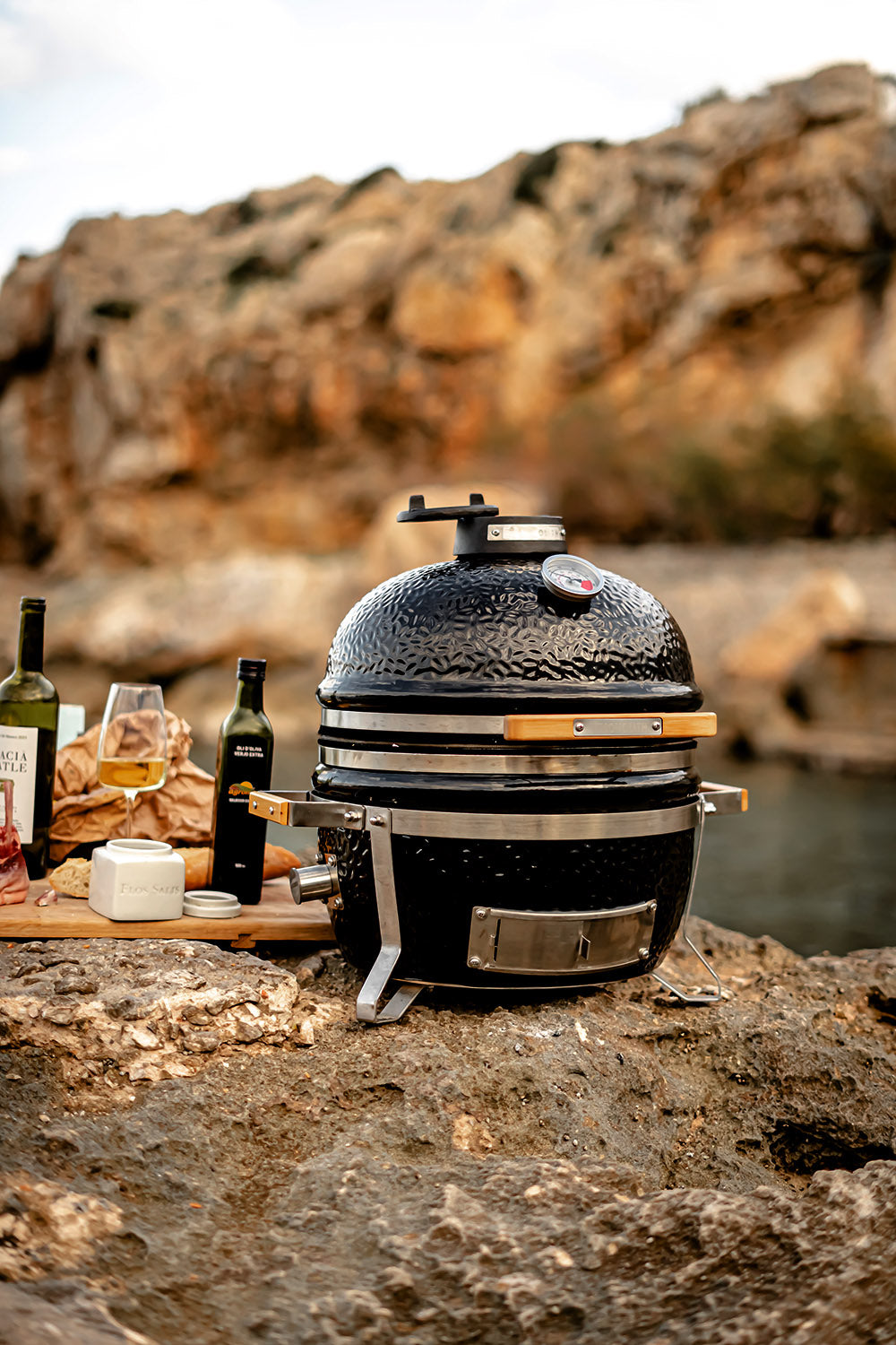 monolith-icon-kamado-grill-tischgrill-keramik-schwarz image 6