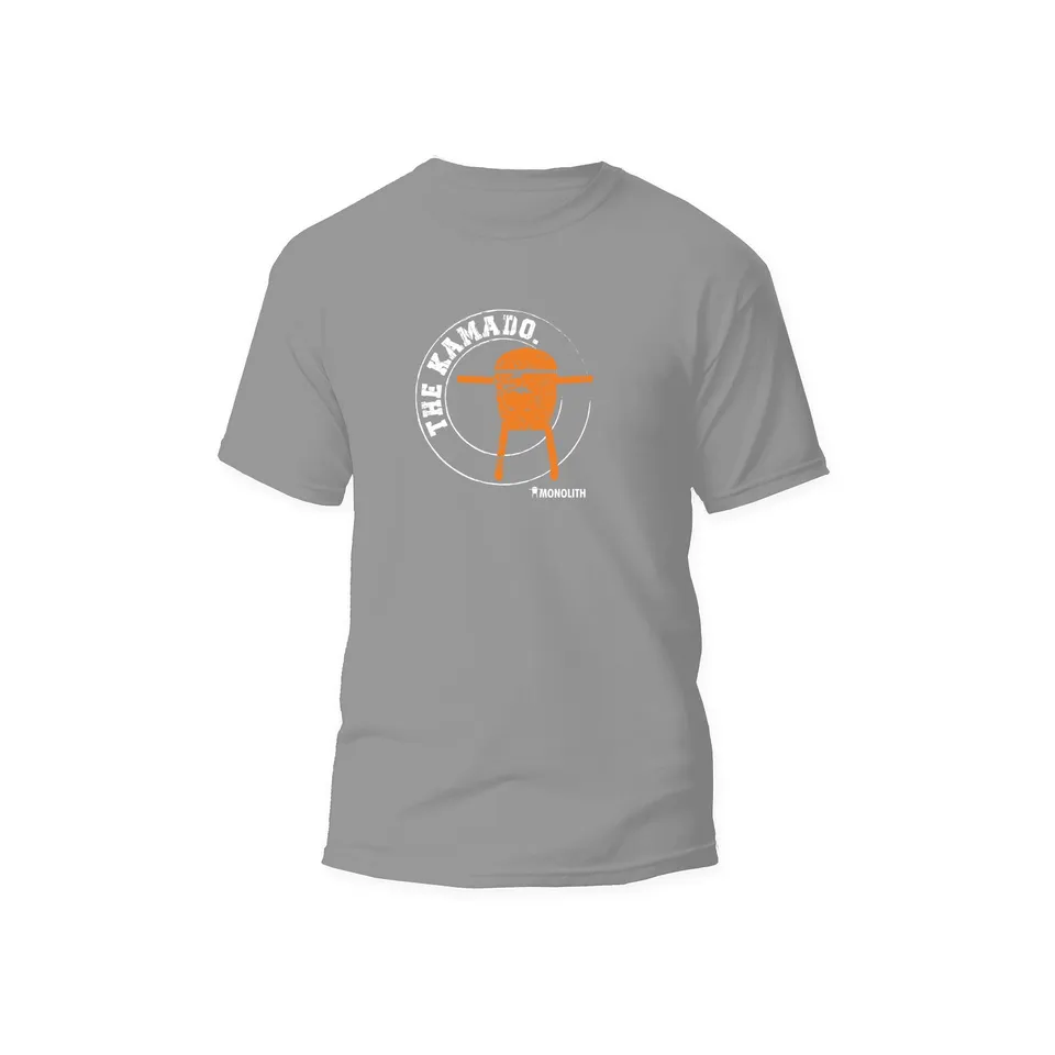 monolith-t-shirt-the-kamado-hellgrau-merchandise-baumwoll-shirt image 1