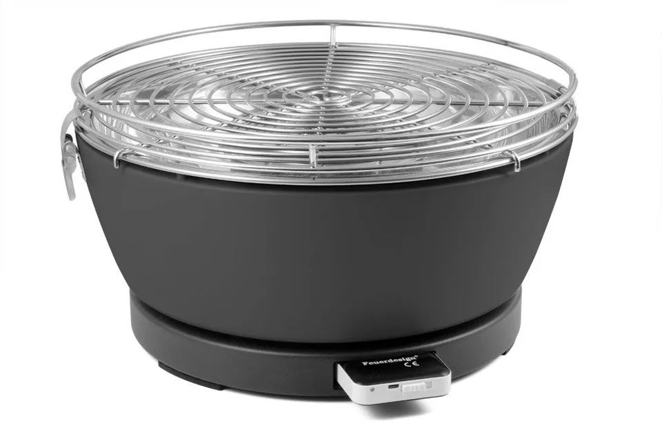 schickling-tischgrill-vesuvio-raucharmer-holzkohlegrill-schwarz-33-cm image 1