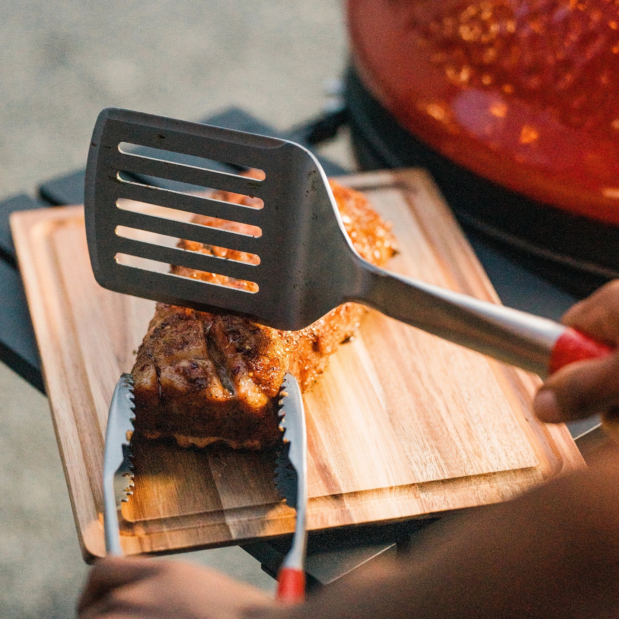 kamado-joe-krafted-stahlspatel-34-25-cm-aus-edelstahl image 7