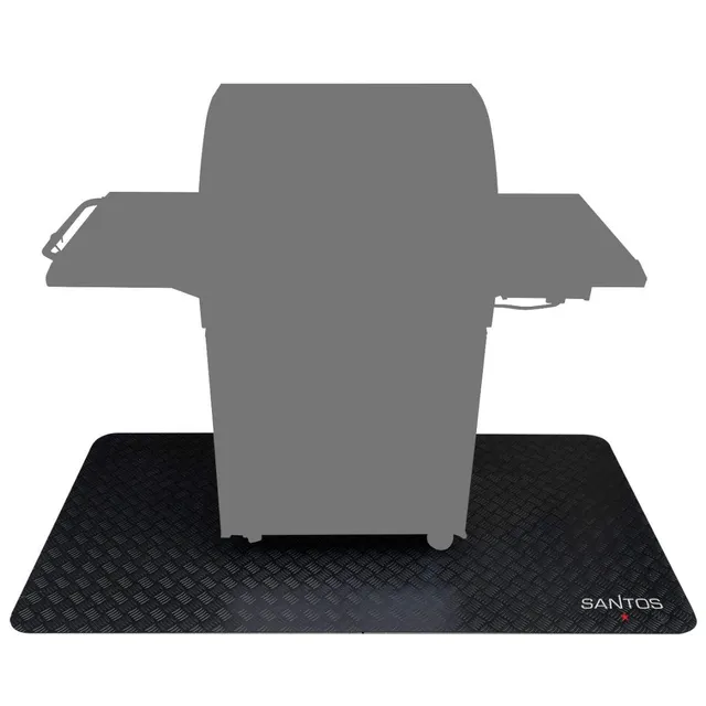 santos-grillmatte-grillunterlage-169x100-cm-schwarz-bodenschutz-aus-pvc image 1