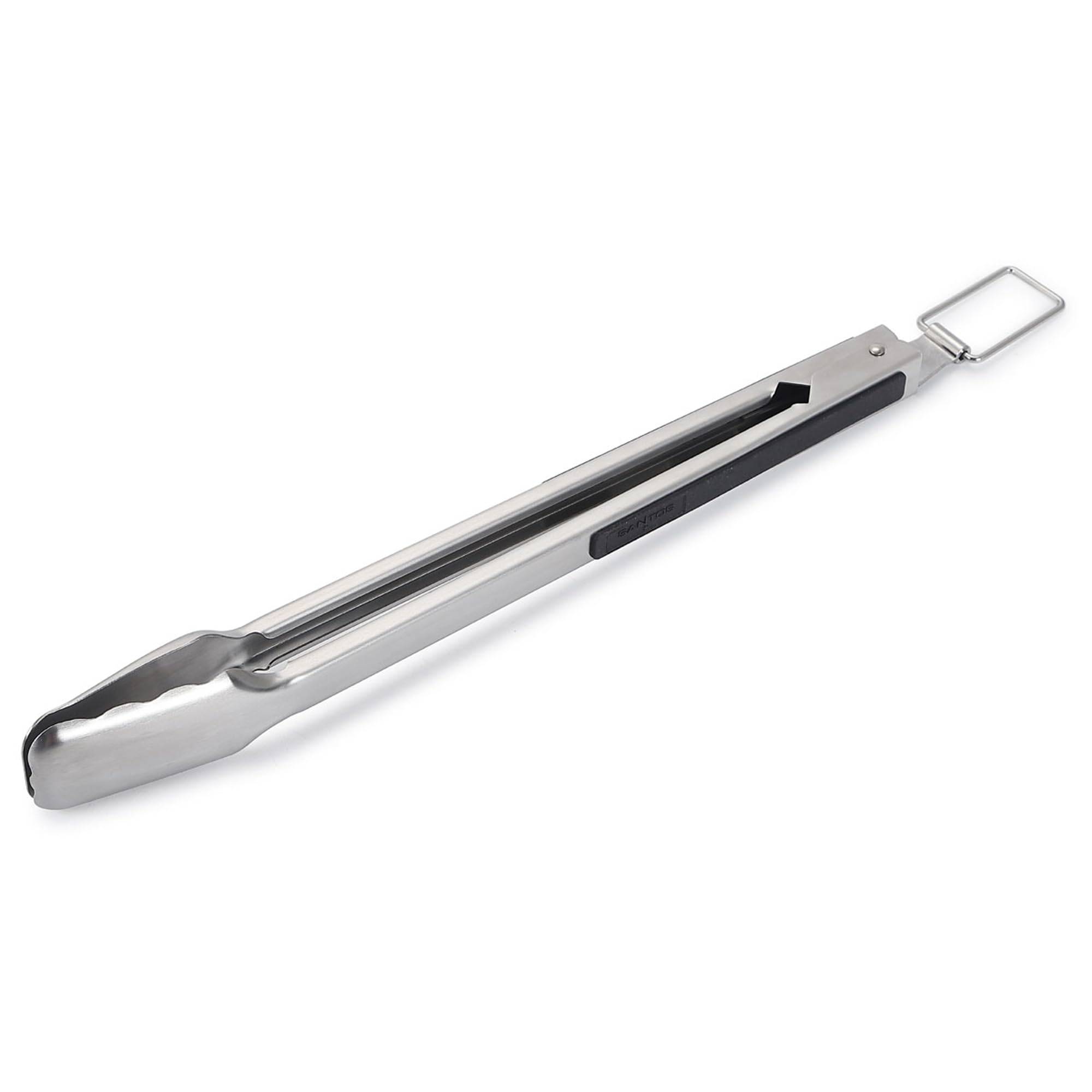 santos-edelstahl-grillzange-37-cm-eckiger-kopf-geb-rstet image 2