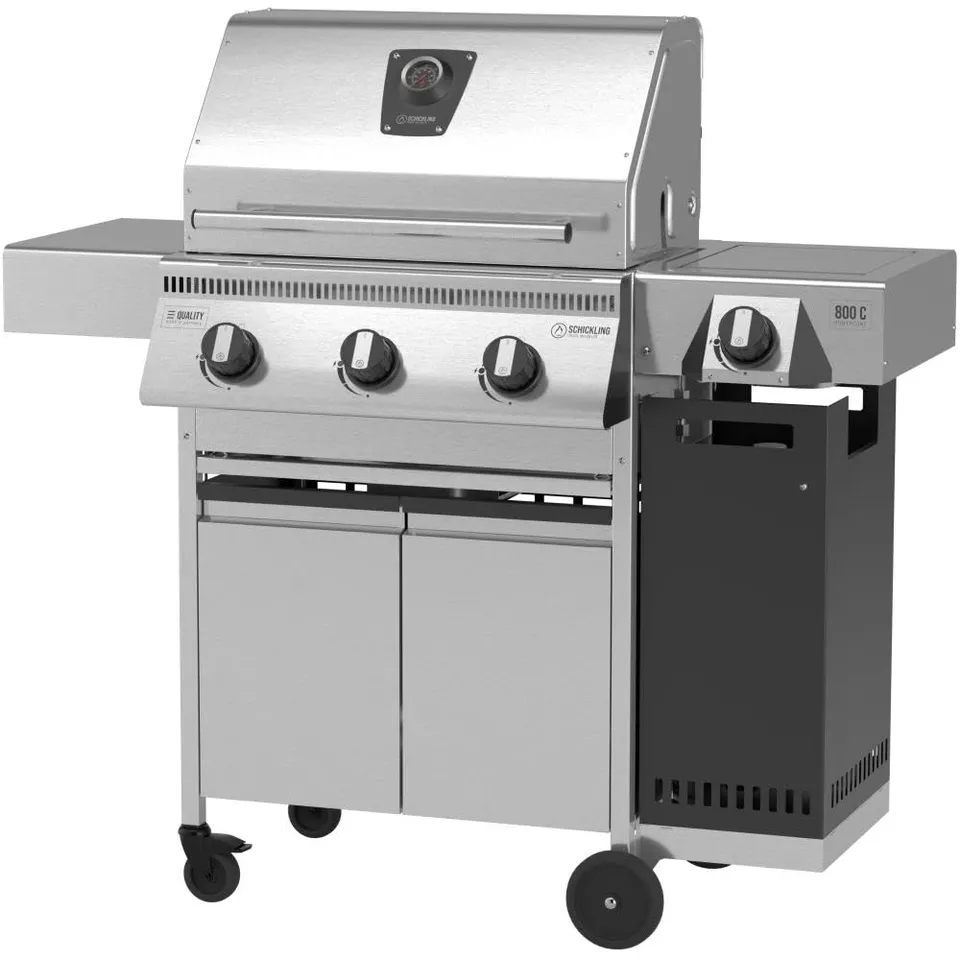 schickling-henry-l-deluxe-gasgrill-3-brenner-mit-800-c-seitenbrenner-und-untersc image 1