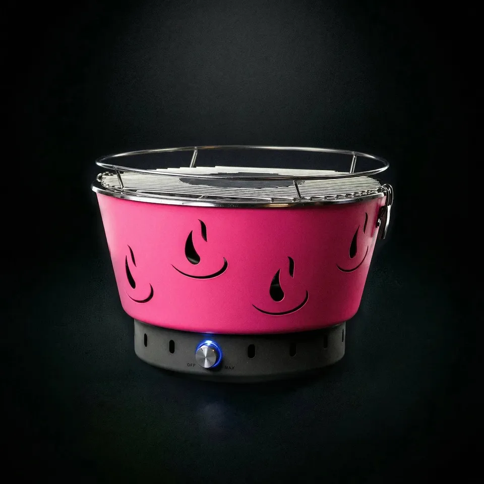 activa-airbroil-pink-tischgrill-camping-mit-bel-ftung image 1