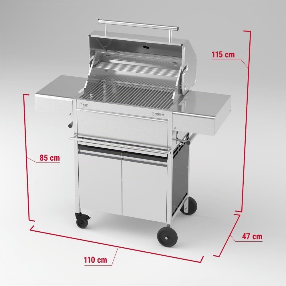 schickling-holzkohlegrill-willy-l-deluxe-edelstahl-mit-deckel image 3
