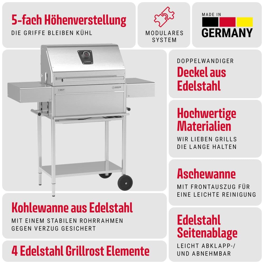 schickling-holzkohlegrill-willy-l-classic-grillwagen-edelstahl-55x33-cm-made-in- image 2