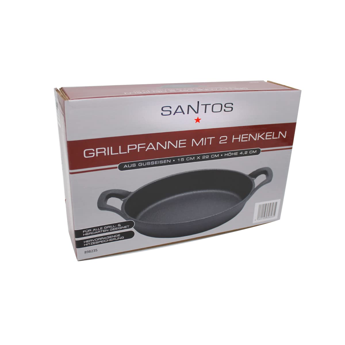 santos-gusseisenpfanne-oval-22x15cm-mit-2-griffen image 6