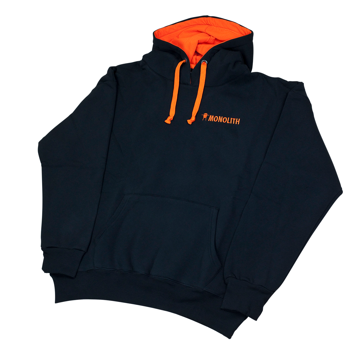 monolith-hoodie-schwarz-mit-kapuze-und-k-ngurutasche image 1