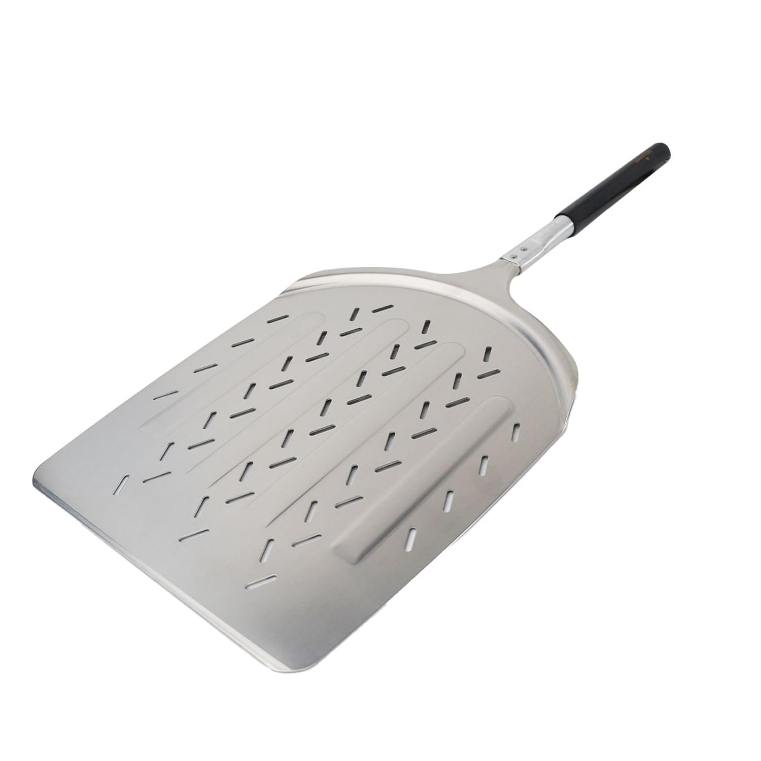 santos-pizzaschieber-pizzaschaufel-gelocht-30-5-x-43-cm-aluminium-mit-holzgriff image 2