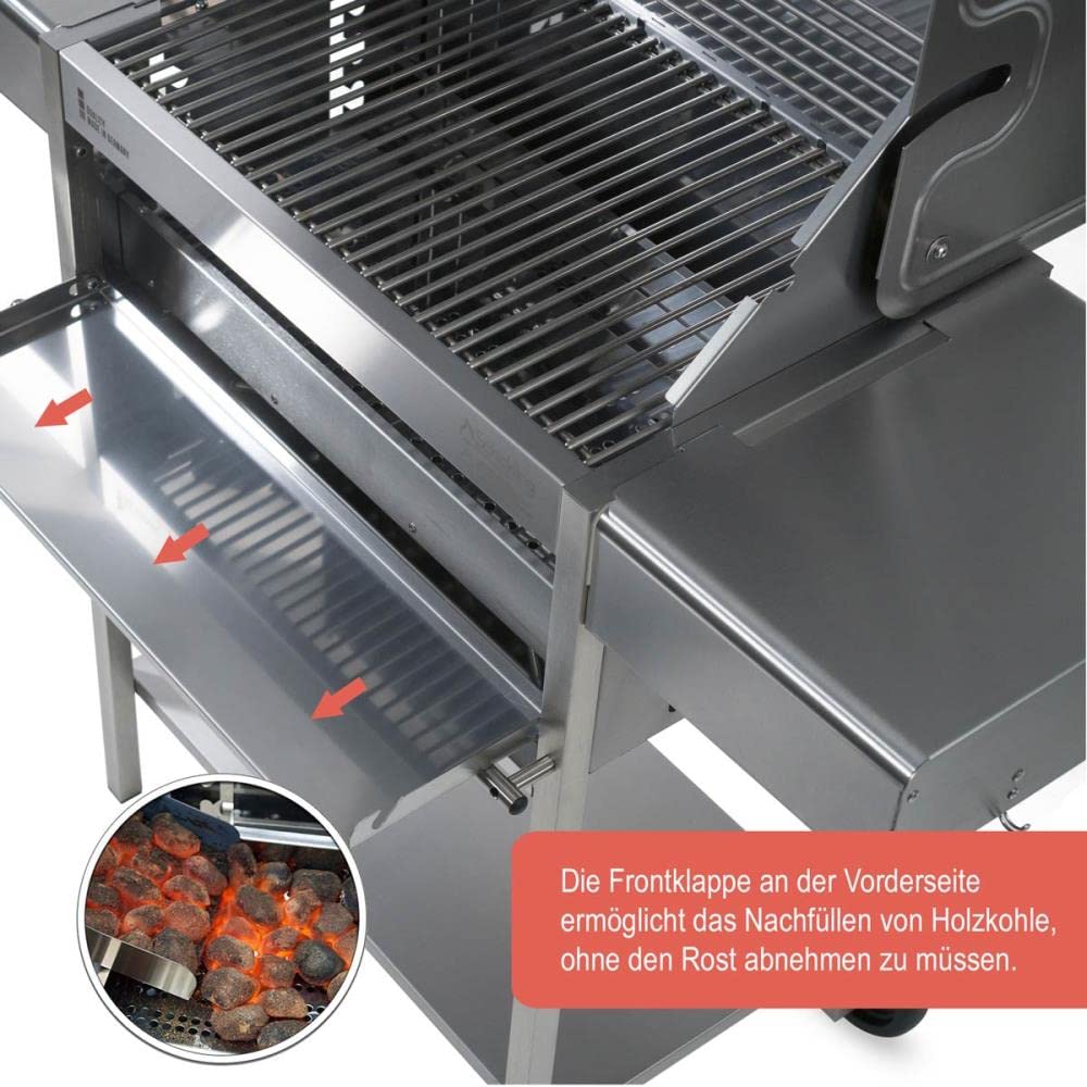 schickling-premio-ii-barbecue-holzkohlegrill-edelstahl-grillwagen-mit-deckel-gri image 8