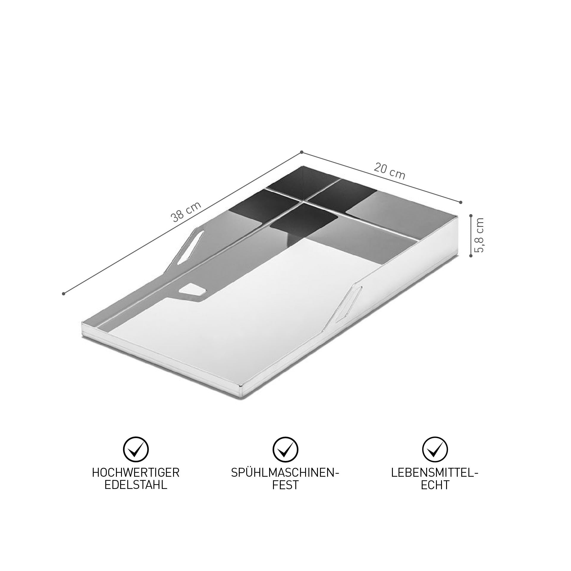th-ros-plancha-grillplatte-20x38-cm-edelstahl image 1