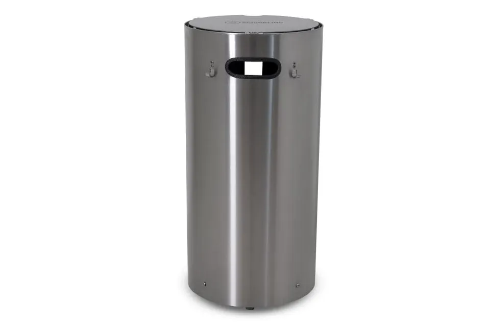 schickling-gasflaschen-schutzh-lle-edelstahl-11-kg-mit-rollen-70-x-34-cm image 1